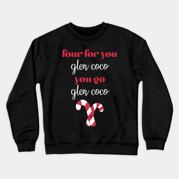 Four for You, Glen Coco Crewneck Sweatshirt by pink + pip